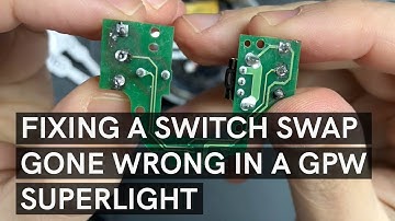 Switch swap gone wrong! Fixing switches in a broken DIY-ers Logitech G Pro Wireless X Superlight