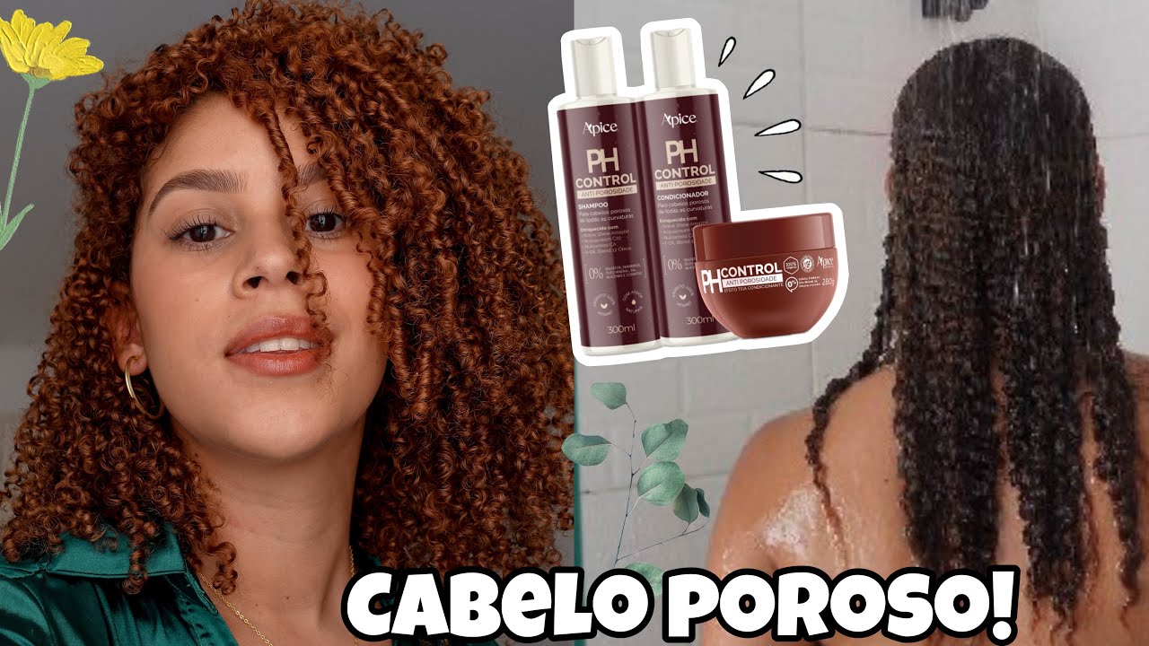 TESTEI O LANÇAMENTO DA APICE PH CONTROL PARA CABELO POROSO