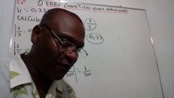 O erro cometido numa aproximação