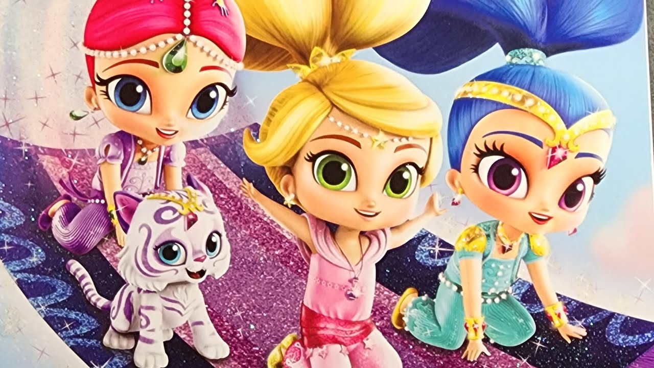 Shimmer and Shine, Magic Carpet Race. Read Aloud. YouTube