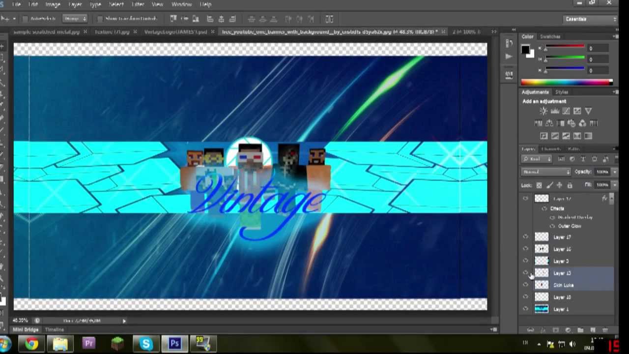 Background Speed Art #1: VintageProz