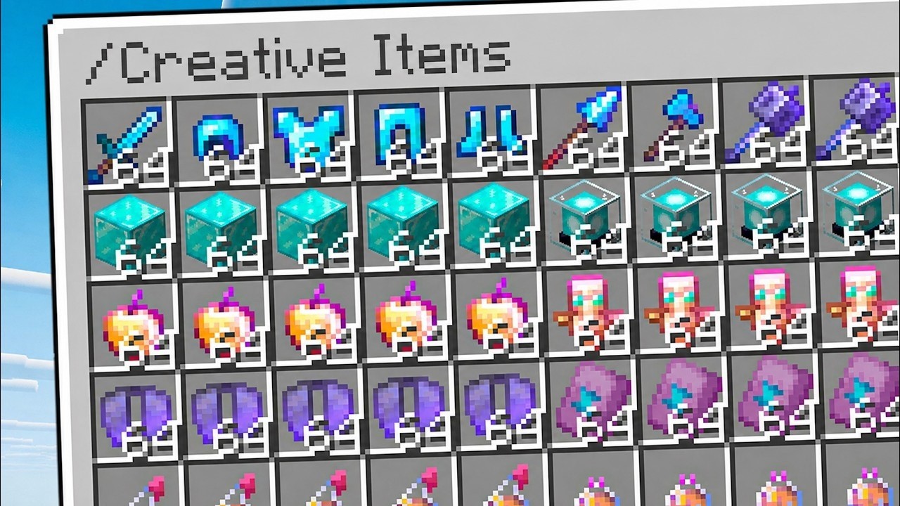 How I Obtained Every Creative Item in this Minecraft SMP..!