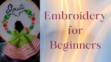 Embroidery for Beginners| Embroidery Pattern Tracing : Step by step tutorial video for beginners ❤️
