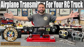 How To Use An Airplane Transmitter With Your RC Truck (Spektrum NX8) No Center Spring On Throttle.