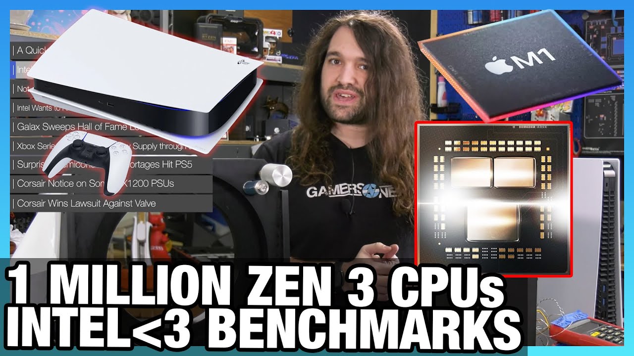 HW News – Intel Gains Market Share vs. AMD, Xbox Series X & PS5 Sales, Apple M1 vs. Intel