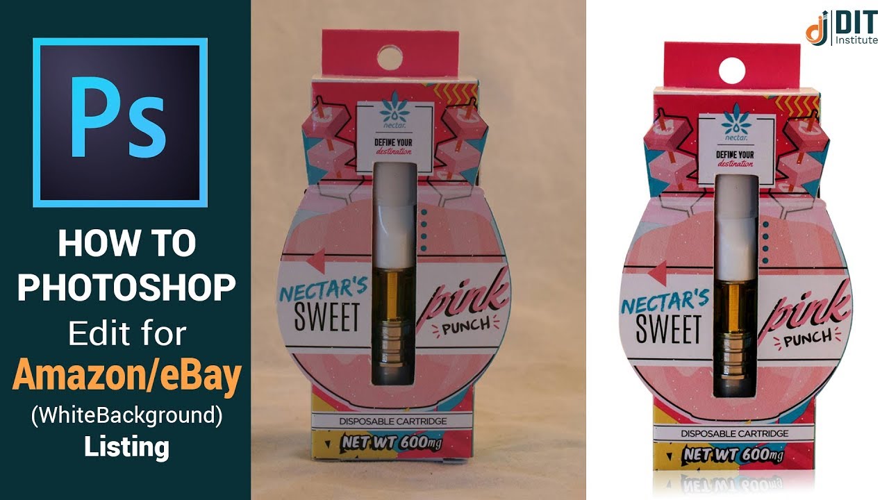 How to Edit for Amazon/eBay (White Background) Listing DIT