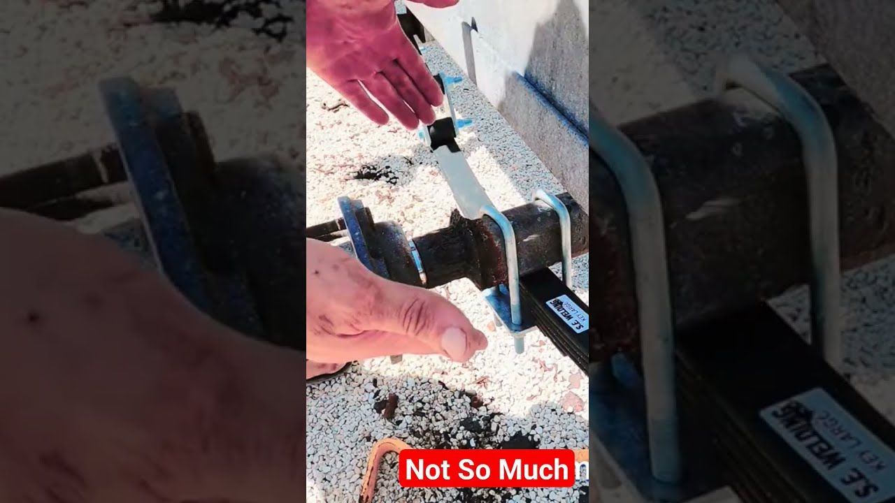 Magical Leaf Spring Replacement Floridakeyslife Boatmaintenance Boattrailer Diy Rebuild