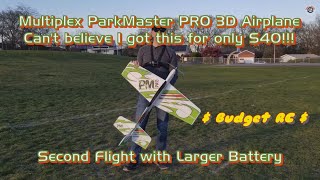 Multiplex ParkMaster PRO 3D RC Airplane - Second Flight (I can't believe I got this for only $40!)