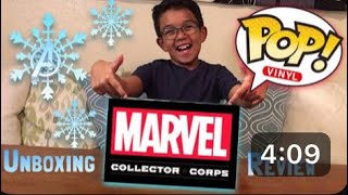 Holiday Marvel Collector Corps Unboxing