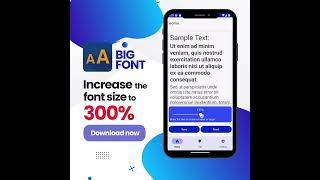 Big Font - Change Font Size & Text Size screenshot 3