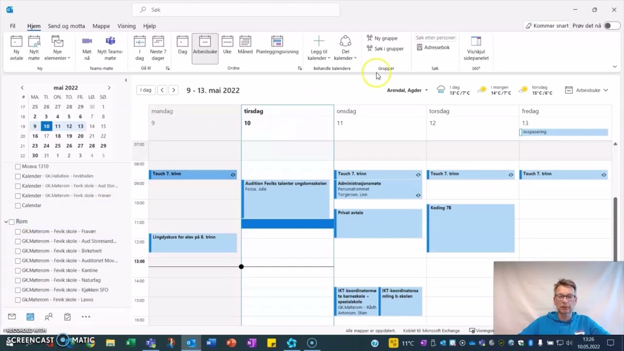 Legge til kalendere i Outlook - YouTube