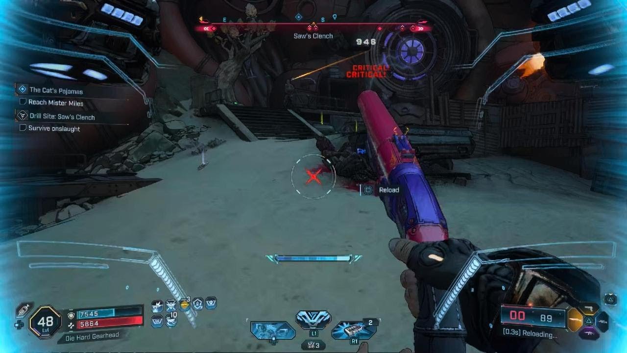 Ripper drill site saw's clench Borderlands 4