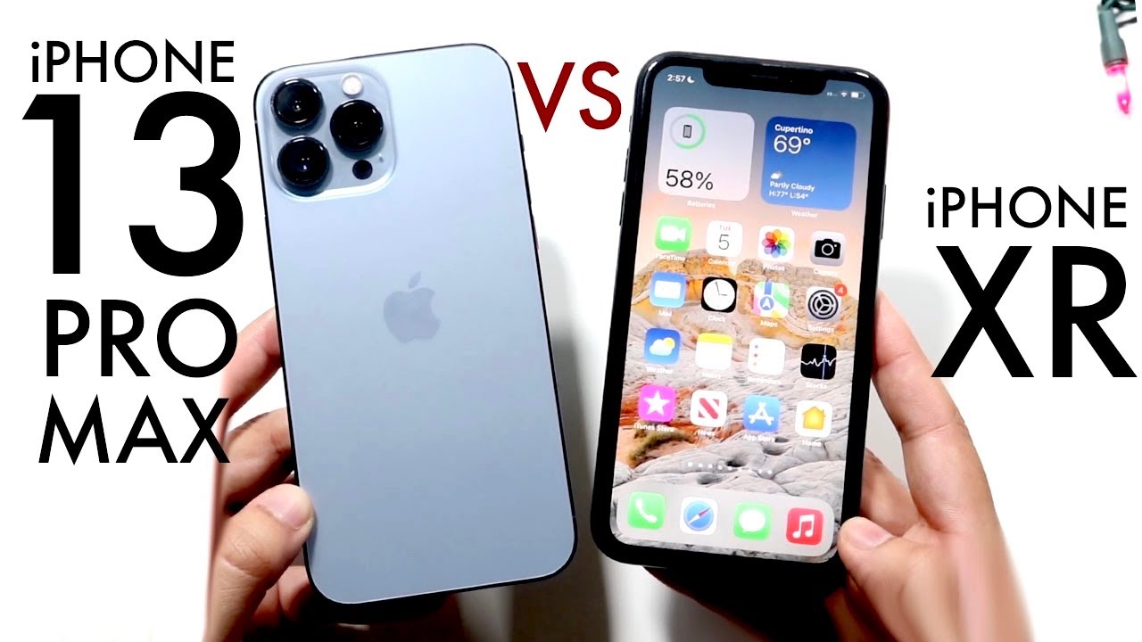 Iphone 13 Pro Max Vs Iphone Xr! (Comparison) (Review) - Youtube