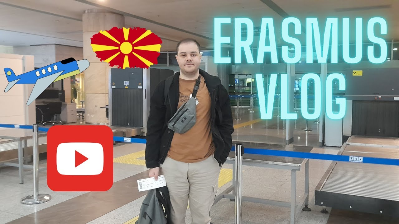 Erasmus İle Kuzey Makedonya' ya Gidiyorum! Yeni Oda Vlog! #erasmus