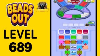 Beads Out very hard Level 689 Solution and Walkthrough for Gameplay 