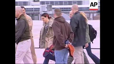 Released US journalist Jill Carroll lands in Germany