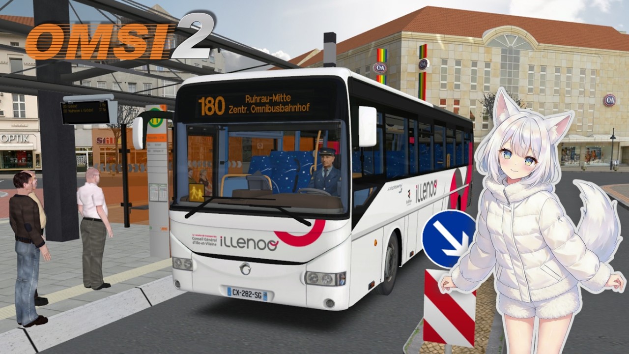 OMSI2 | Ruhrau | Still a Luxury Bus | Line 180 ⇒Ruhrau-Mitte / ZOB