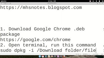 Install Google Chrome in Linux Ubuntu elementary OS Linux Mint
