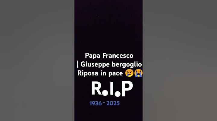 riposa in pace