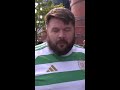 Celtic fans react after beating Dunfermline to the Scottish Cup #football #celtic #dunfermline