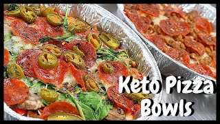 Keto Pizza Bowl