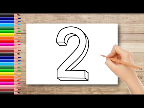 How To Draw Number '2' In 3D