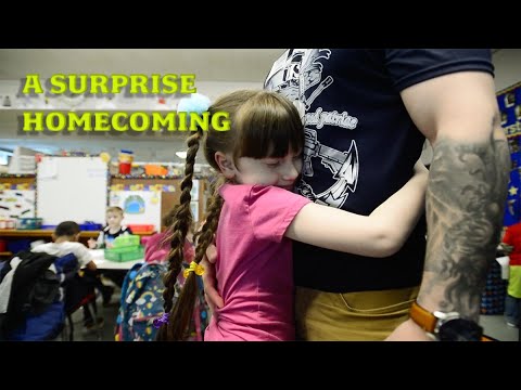 A surprise homecoming for younger sister