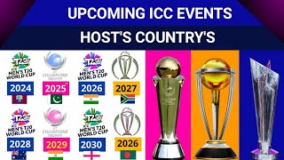 UPCOMING ICC EVENT'S HOST COUNTRY'S | আসন্ন আইসিসি ইভেন্টের আয়োজক দেশ