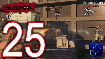 DEADPOOL Walkthrough - Part 25 - Challenges (Gold): Great White News HQ, Beneath The Streets