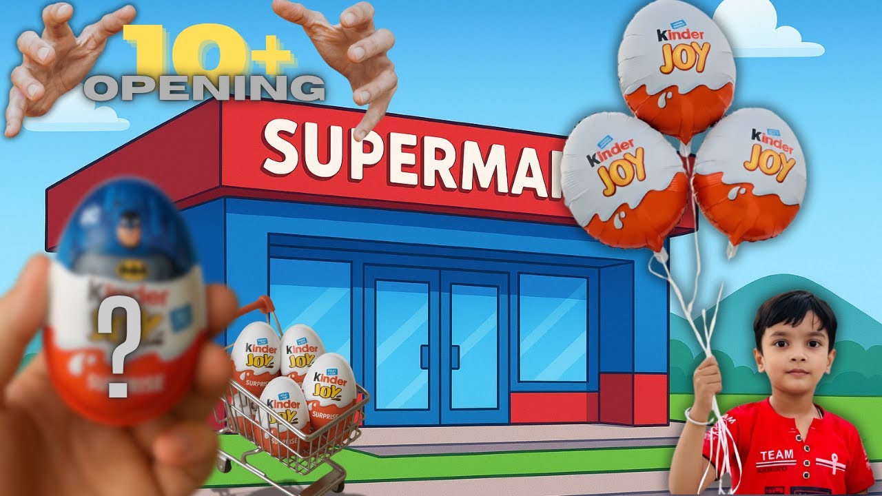 Kinder Joy Review  | Opening 10+  kinder joy Eggs🔥| Batman Edition🦇🤯 |  New A Lot of Kinder Surprise