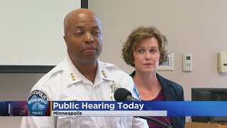 Public Hearing To Be Held On Mpls. Police Chief