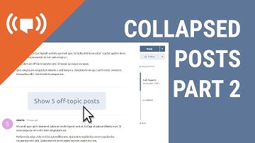 Flarum live coding - Collapsed posts part 2