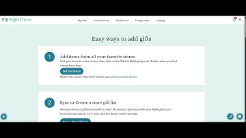 Add Gifts to Your Registry in Seconds