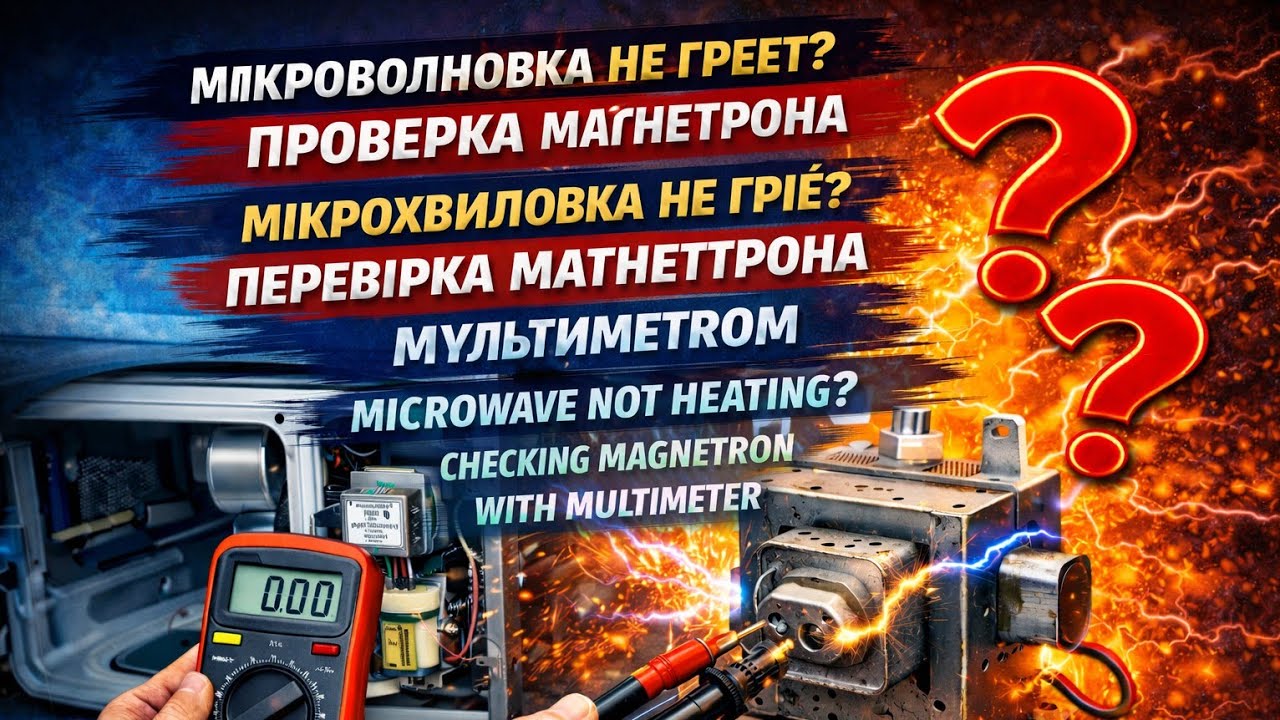 Как проверить магнитрон микроволновки|Микроволновка гудит но не греет