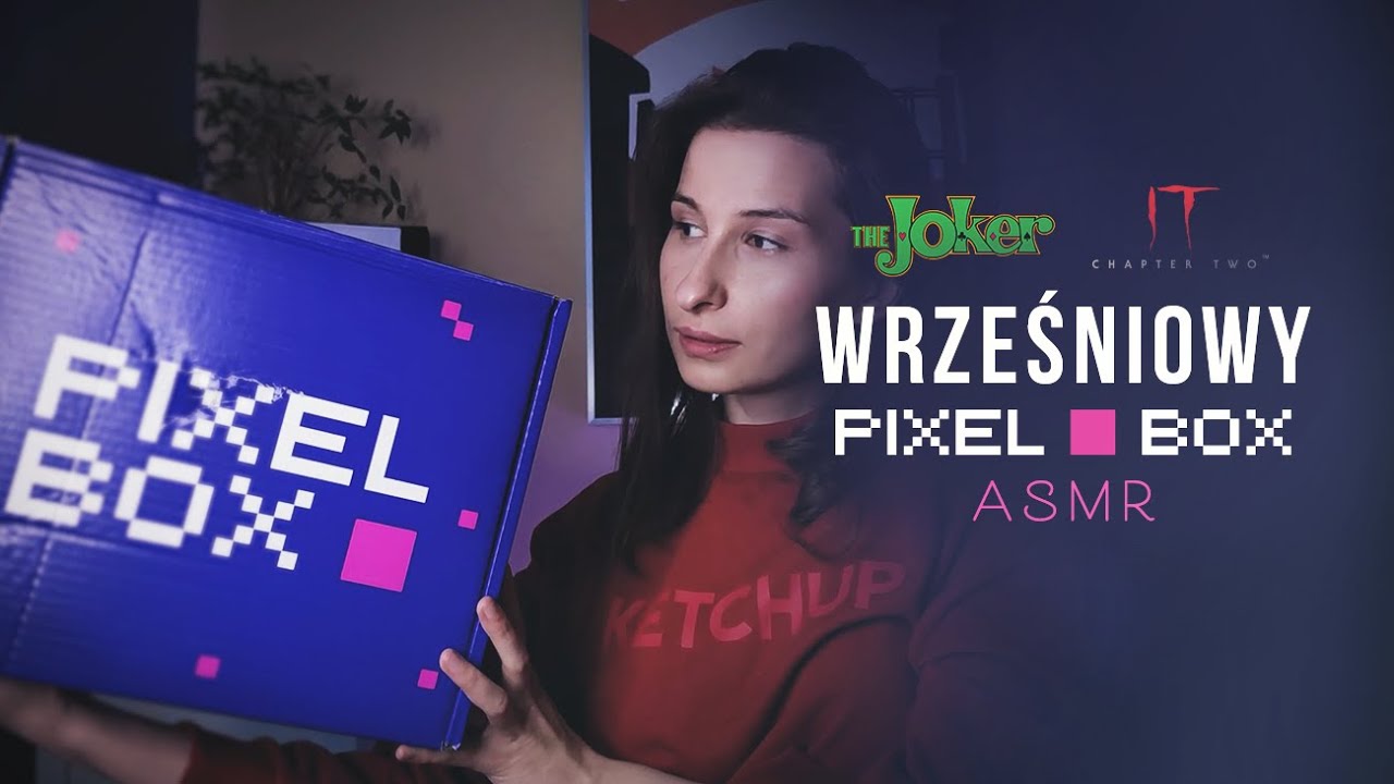 ASMR | Unboxing Październikowego (Wrześniowego) Pixel Box | Joker  + IT | ASMR po Polsku