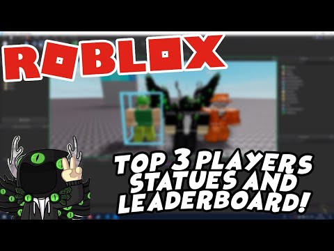 Global Leaderboard With Top 3 Statues Roblox Scripting Tutorial - how to make an automatic refreshing leaderboard on roblox