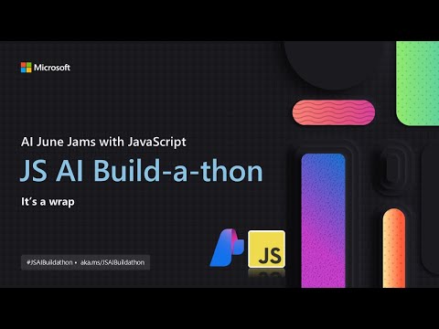 JS AI Buildathon: it's a wrap 🎖️