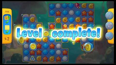 Fishdom Hard Level 746 Completed
