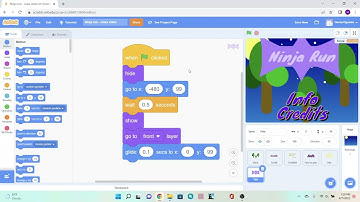 Scratch Ninja Run   Week 2 Core   Tittle Code   Step 2