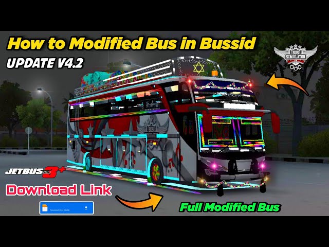 How to Modified Bus in Bus Simulator Indonesia ! Bussid Update v4.2 Lighting Lagane ka tarika class=