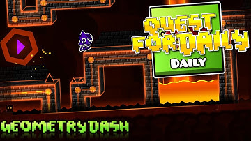 FIRE! | Geometry Dash: Quest For Daily Level (#1)