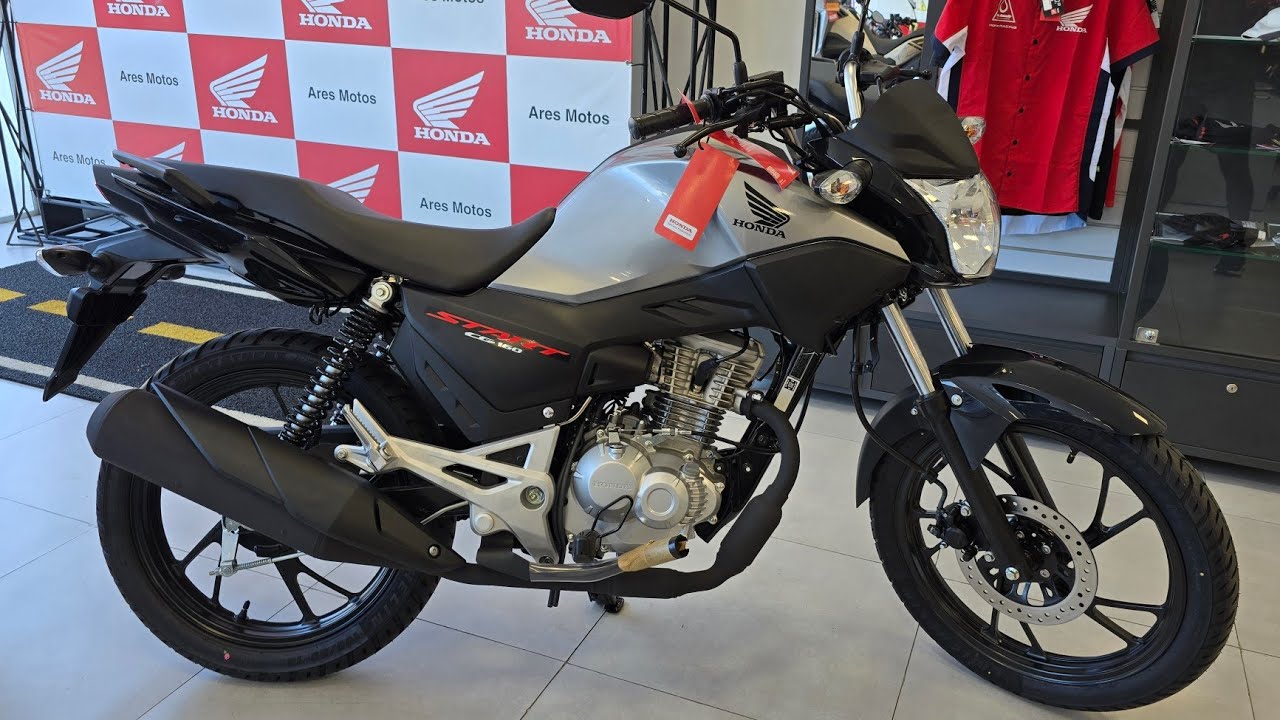 ESPETACULAR! HONDA CG START 160 CINZA 2025 - LANÇAMENTO EM DETALHES