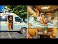 Solo Female VanLife - Chef spends years caravanning on the road w/ wife