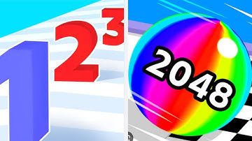 Number Master | New Ball Run 2048 Gameplay/Walkthrough |All Games All Levels Android /IOS