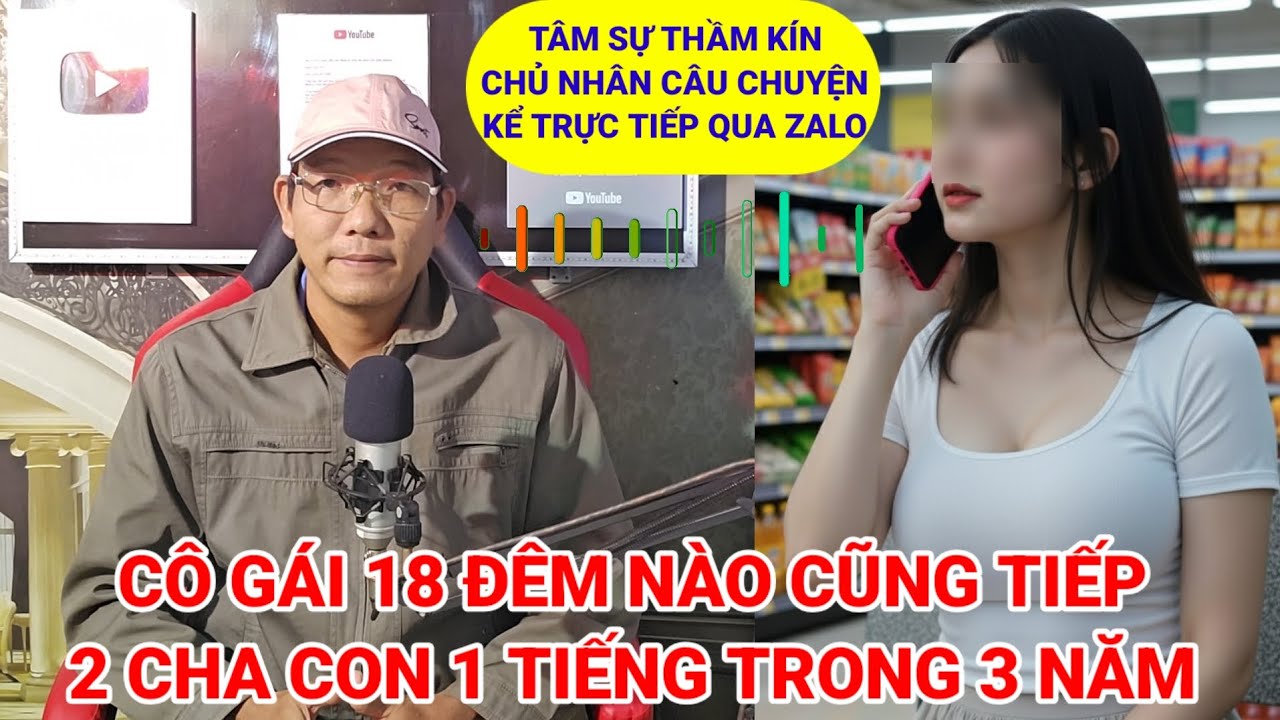 Tâm sự thầm kín | Cô gái 18 kể lại khi sang đài làm vợ cho hai cha con một đêm 2 hiệp trong 3 năm