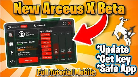 Arceus X Mod Menu For Roblox *UPDATED* ✅ Arceus X Download Tutorial (iOS/Android)