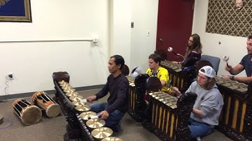 Colgate University Balinese Gamelan - rehearsal