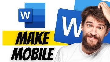 How to Make Word Document in Mobile | Android & iPhone