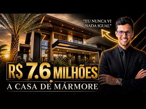 A casa de mármore de R$ 7.600.000 no Florais Itália · Cuiabá