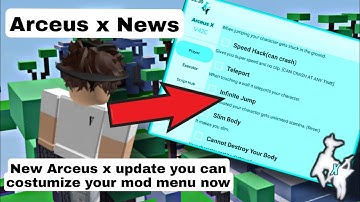 New arceus x Update you can costumize your mod menu now | arceus x roblox scripts